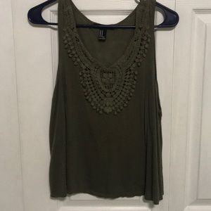 Forever 21 green tank